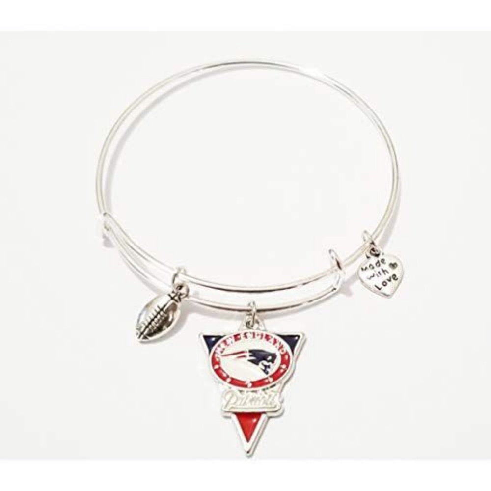 New England Patriots Adjustable Bangle Bracelet